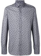 Lanvin 'pool Spider' Print Shirt, Men's, Size: 40, Grey, Cotton