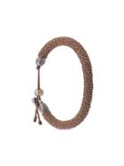 M. Cohen Woven Bracelet, Men's, Size: Medium, Nude/neutrals