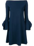 Chiara Boni La Petite Robe Berit Off Shoulder Dress - Blue