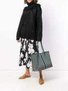 Tory Burch Printed Tote Bag - Green