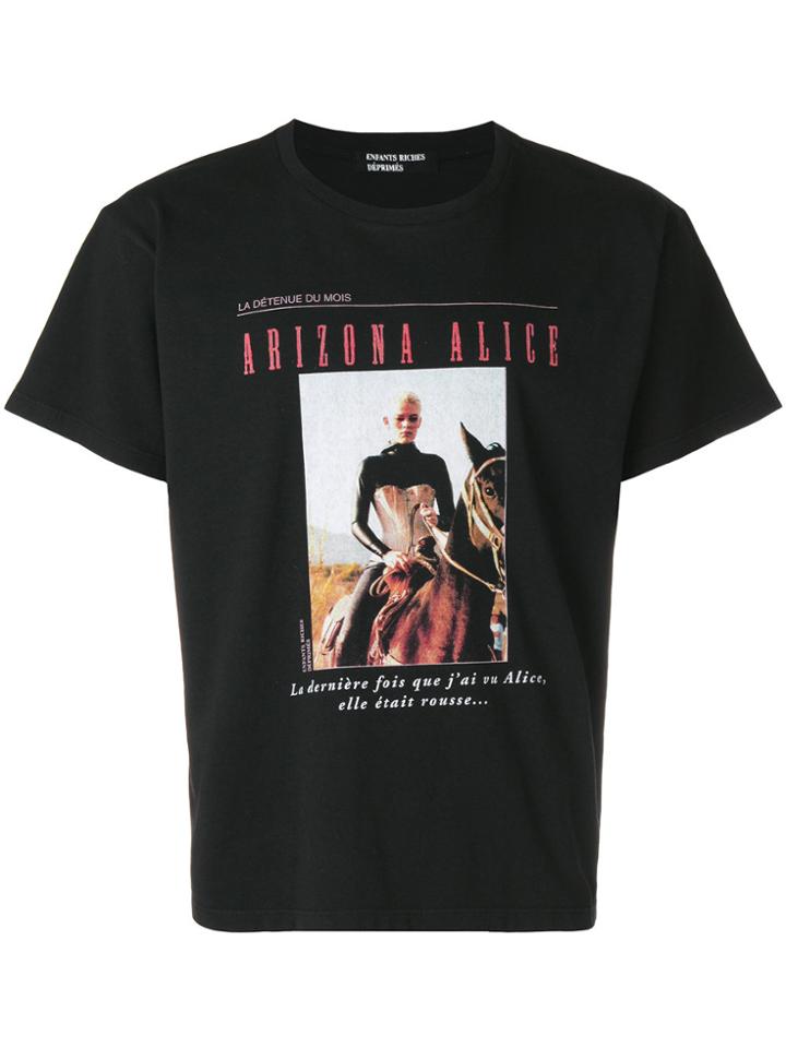 Enfants Riches Déprimés Arizona Alice Print T-shirt - Black