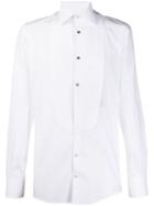 Dolce & Gabbana Chest Appliqué Fitted Shirt - White