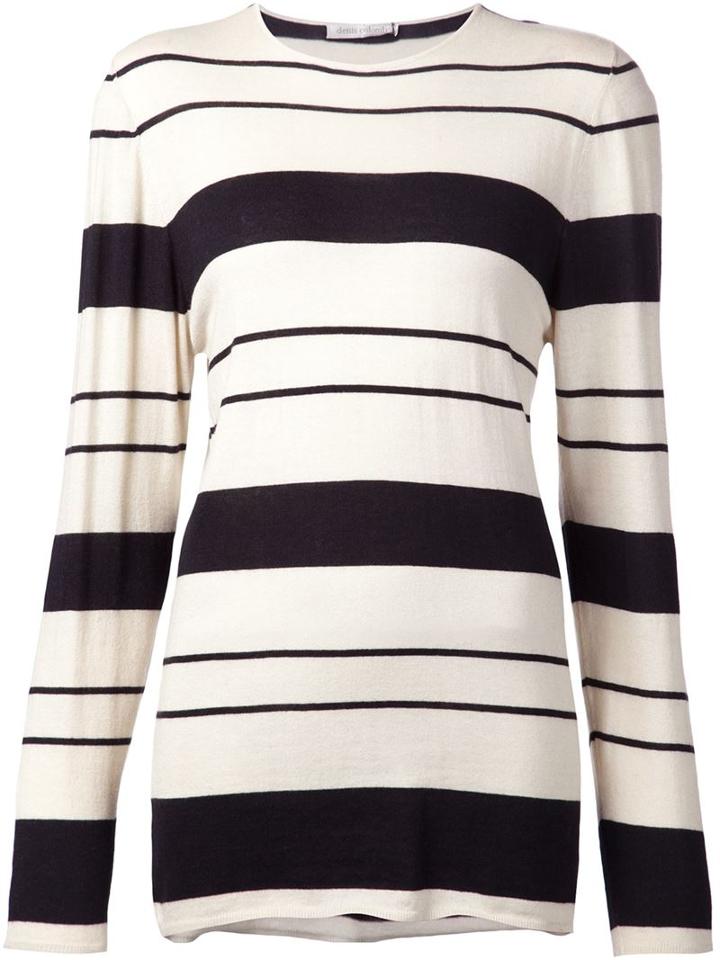 Denis Colomb Striped Boyfriend Sweater