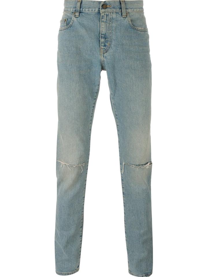 Saint Laurent Orginal Skinny Jeans - Blue