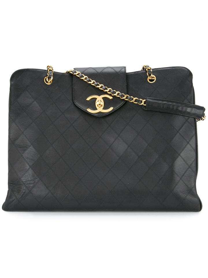 Chanel Vintage Cosmo Line Super Model Quilted Chain Shoulder Bag -