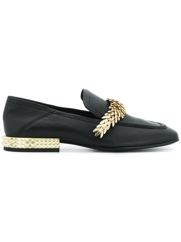 Ash Edgy Loafers - Black