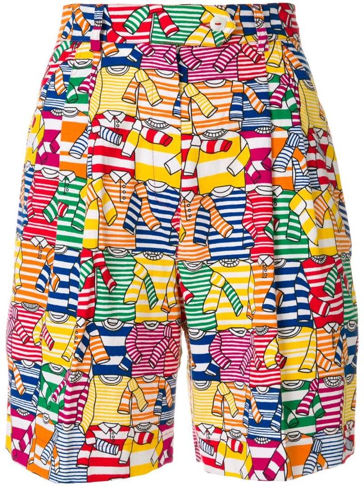 Jc De Castelbajac Pre-owned T-shirts Print Shorts - Multicolour