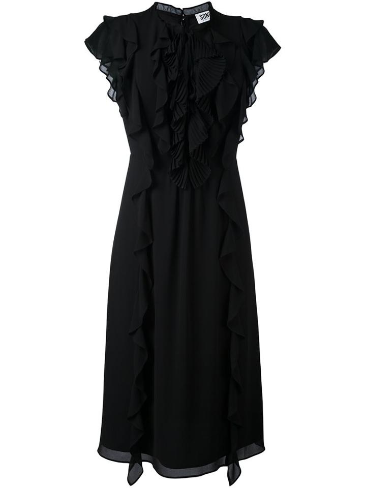 Sonia By Sonia Rykiel Sleeveless Frill Dress