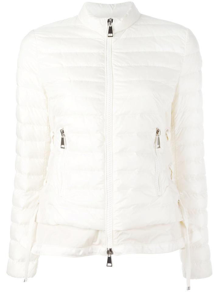 Moncler Diantha Padded Jacket, Women's, Size: 1, White, Polyamide/goose Down