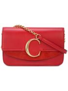 Chloé Mini C Bag - Red