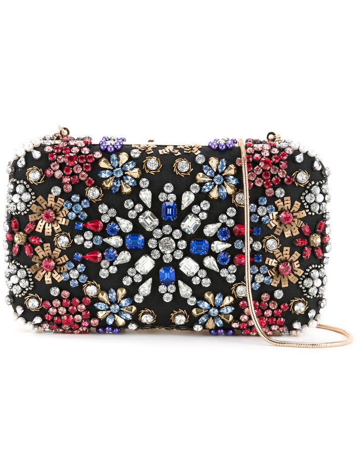 Alice+olivia Crystal Embellished Clutch, Women's, Polyester