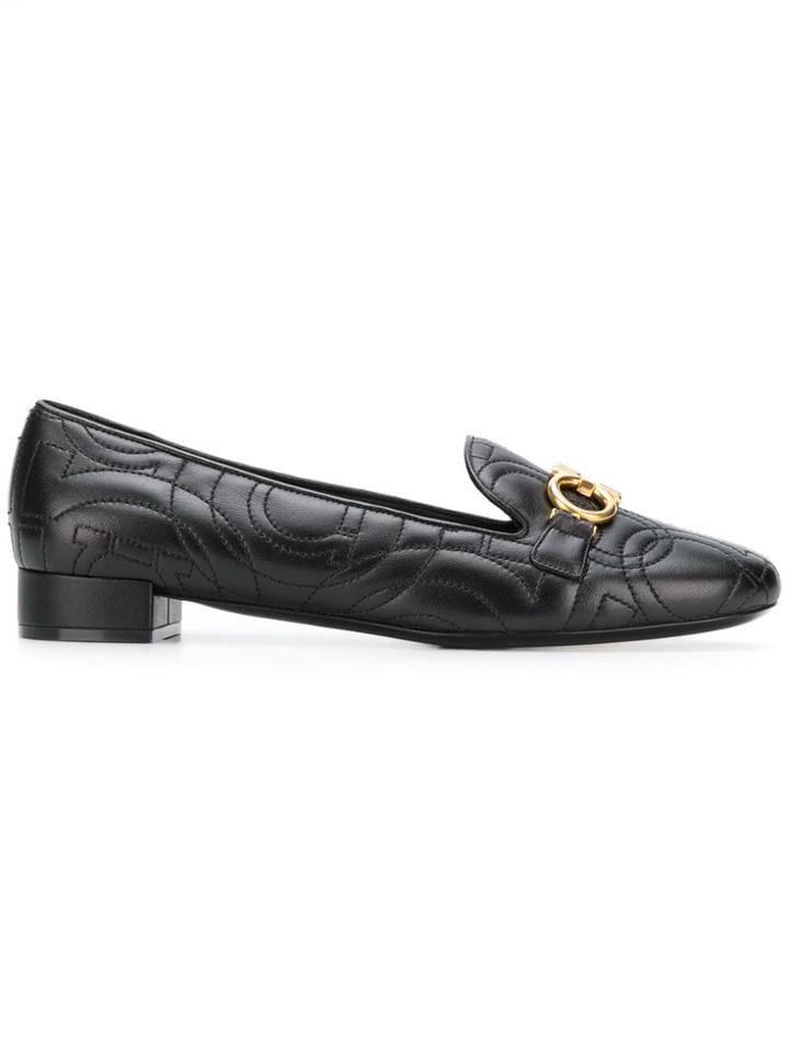 Salvatore Ferragamo Alvano Quilted Loafers - Black