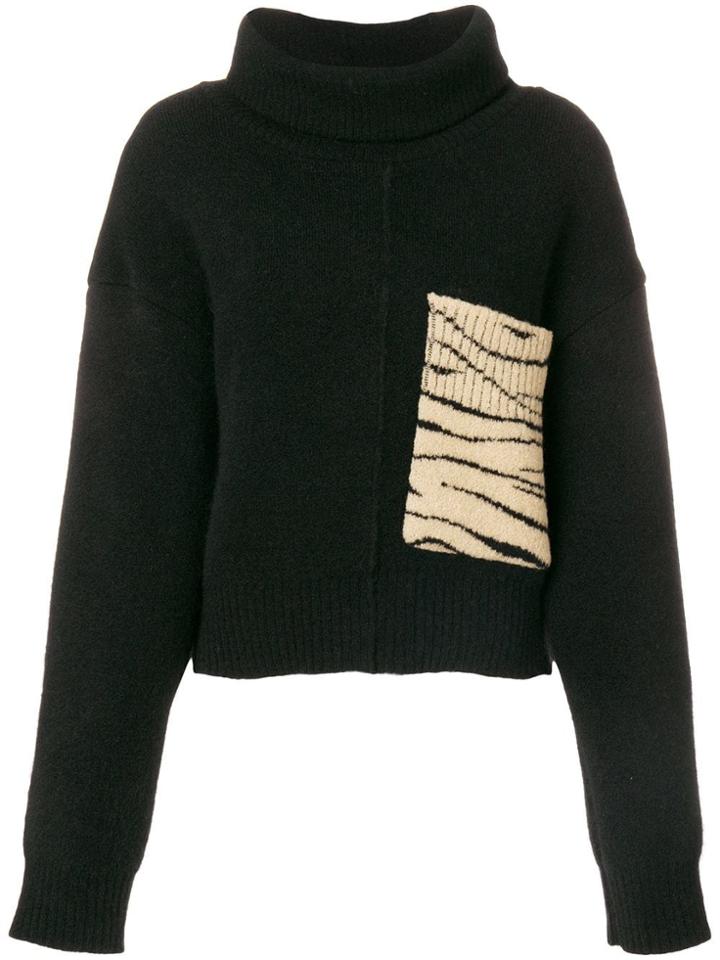 Ssheena Roll Neck Jumper - Black