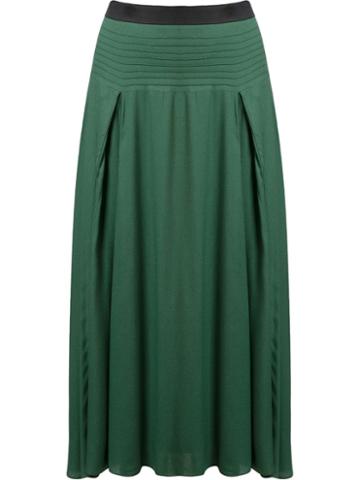 Emannuelle Junqueira Pleated Midi Skirt