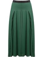 Emannuelle Junqueira Pleated Midi Skirt