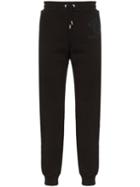 Versace Medusa Motif Patch Track Pants - Black
