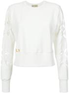 Andrea Bogosian Embroidered Destroyed Sweatshirt - Unavailable