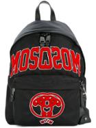 Moschino Varsity Logo Backpack - Black