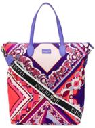 Emilio Pucci Abstract Print Tote Bag - Pink & Purple