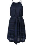 Cecilie Copenhagen - Belted Slip Dress - Women - Viscose - 1, Blue, Viscose
