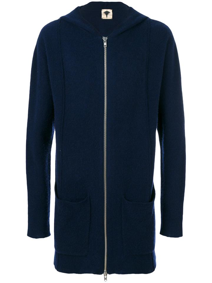 Forcerepublik Long Oversized Hoodie - Blue