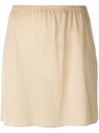 Missoni Vintage Semi Sheer Mini Skirt, Size: 40, Nude/neutrals