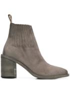 Marsèll Cut Out Ankle Boots - Grey
