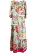 P.a.r.o.s.h. Seonia Flared Dress - Blue