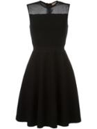 Burberry Mesh Panel Dress