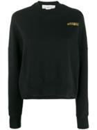 Golden Goose Chest Logo Boxy Sweatshirt - Black