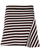 Maison Kitsuné Striped Fitted Skirt - Multicolour