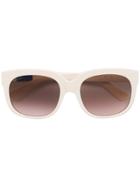 Gucci Eyewear Square Sunglasses - White