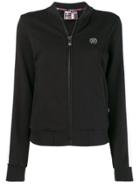 Plein Sport Logo Zipped Sweatshirt - Black