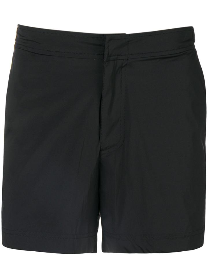 Orlebar Brown Locking Mesh Waist Swim Shorts - Black
