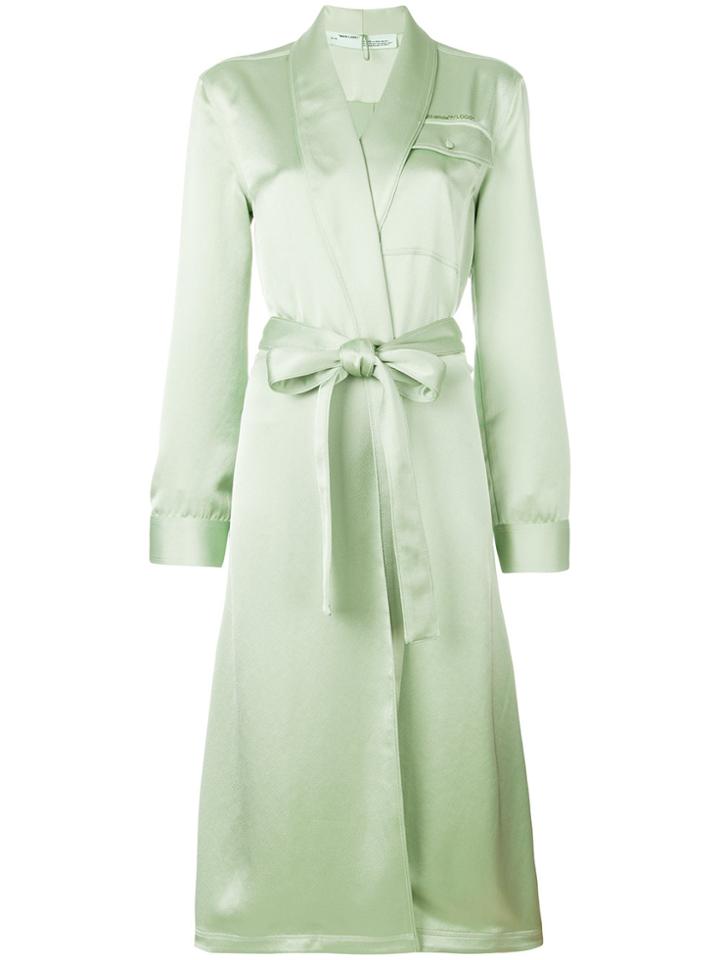 Off-white Pyjama-style Jacket - Green