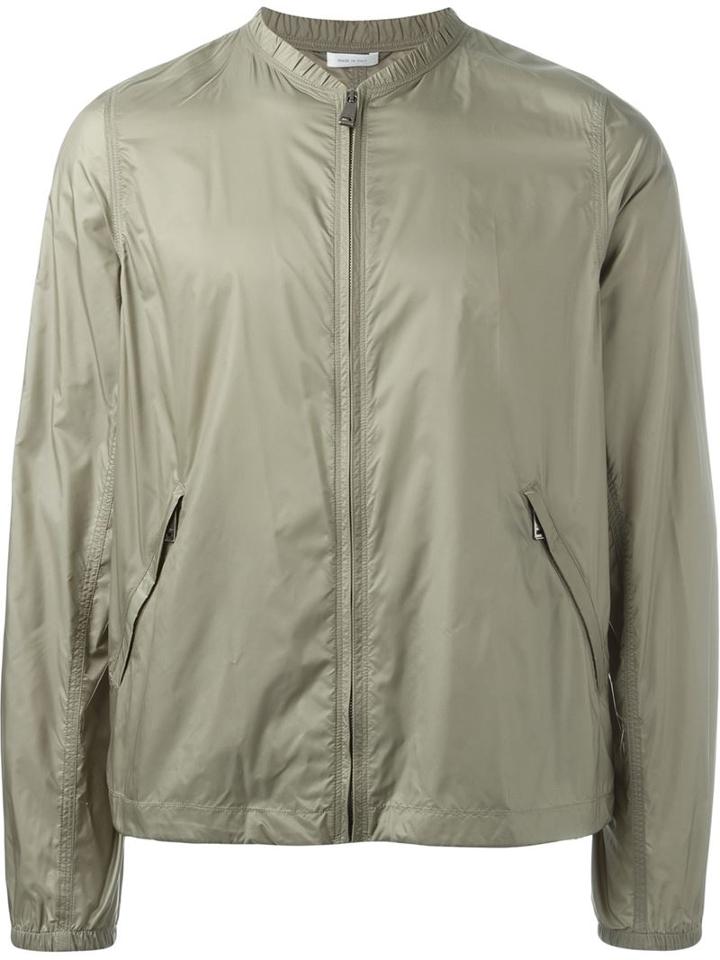 Jil Sander Boxy Rain Jacket, Men's, Size: 48, Green, Polyamide/polyester