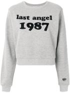Chiara Ferragni Last Angel Slogan Sweater - Grey