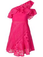 Three Floor Forward Frills Dress - Pink