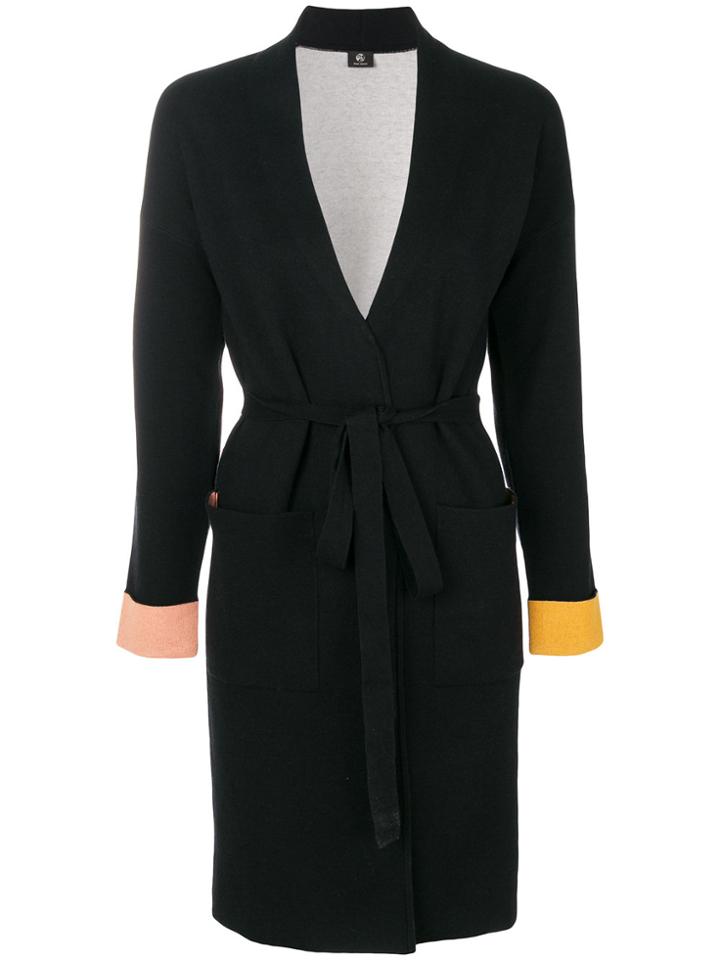 Ps By Paul Smith Belted Cardigan - Black