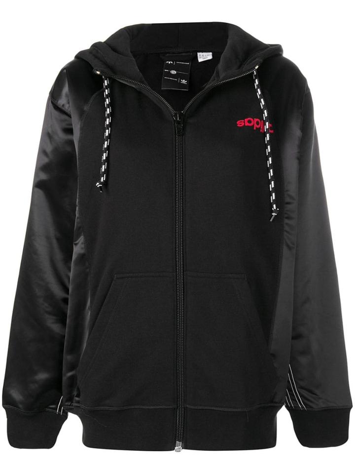 Adidas Originals By Alexander Wang Oversized Sports Jacket - Black