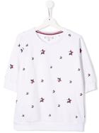 Tommy Hilfiger Junior Logo Star Print Sweatshirt - White