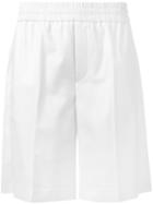 Golden Goose Deluxe Brand - Frill Embroidered Shorts - Women - Cotton/spandex/elastane/virgin Wool - M, White, Cotton/spandex/elastane/virgin Wool