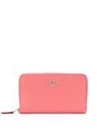 Coach Zip-around Logo Wallet - Pink