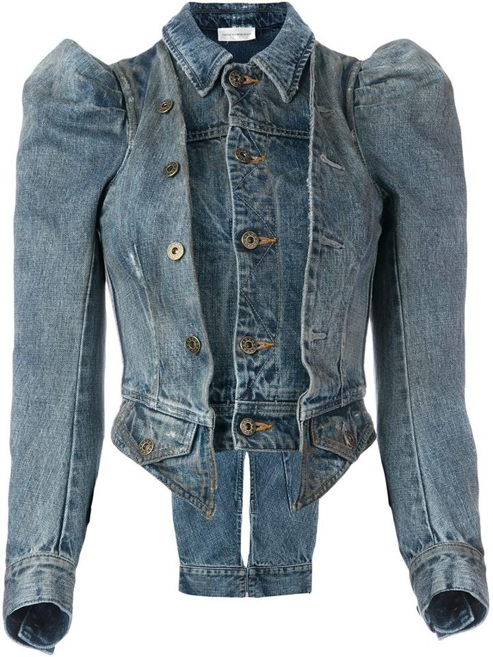 Faith Connexion Victorian Denim Jacket, Women's, Size: 2, Blue, Cotton