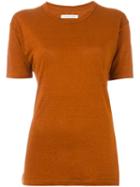 Isabel Marant Étoile 'keiran' T-shirt, Women's, Size: Medium, Yellow/orange, Linen/flax