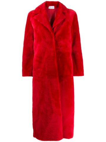 Red Valentino Red(v) Oversized Midi Coat