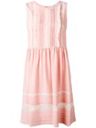 P.a.r.o.s.h. Anja Dress, Women's, Size: Medium, Pink/purple, Acetate/shell/cotton/polyamide