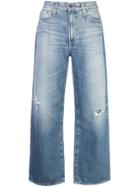 Ag Jeans Bootcut High Rise Jeans - Blue