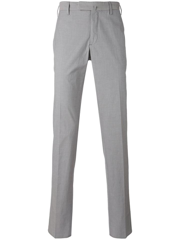 Incotex Straight Leg Chinos - Grey