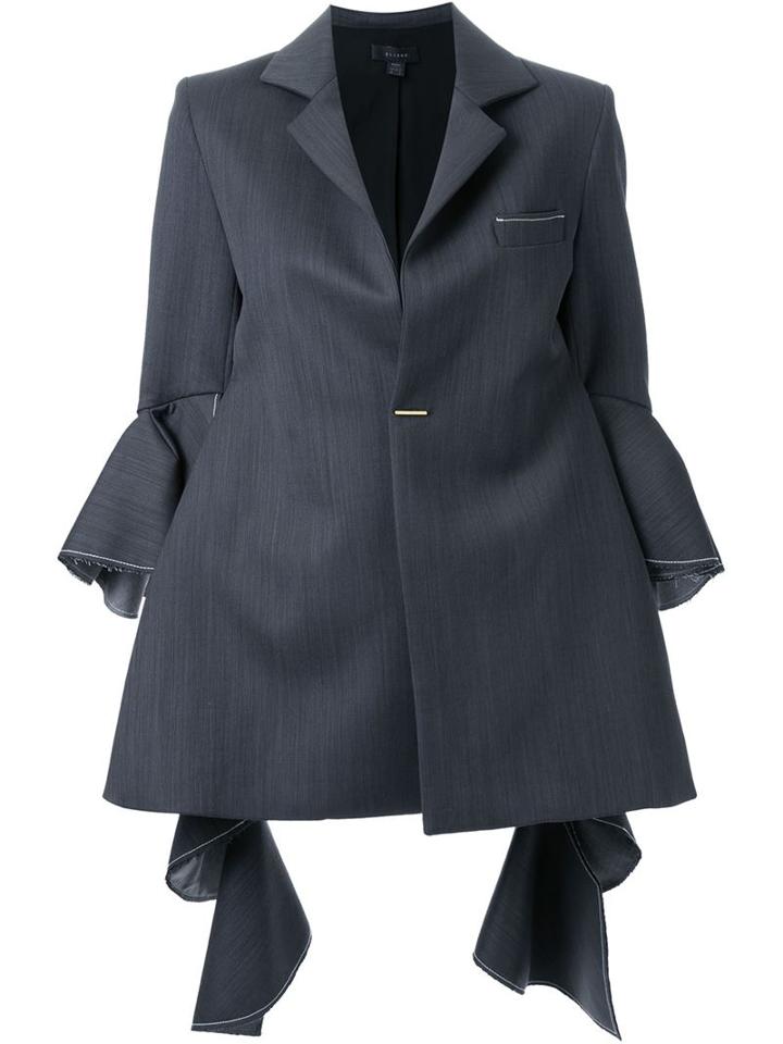 Ellery 'majesty' Ruffled Sleeve Blazer